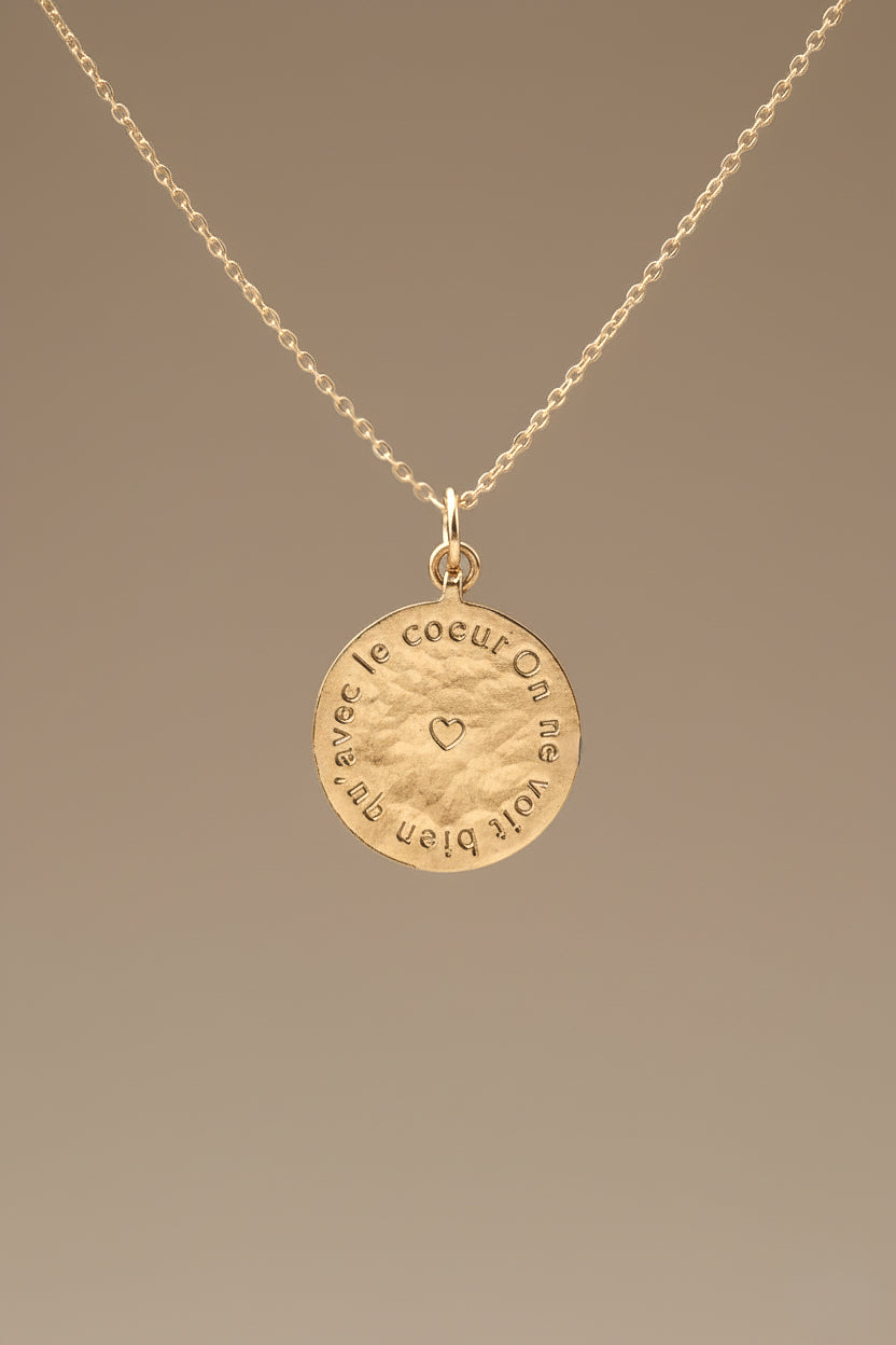 Pendentif "avec le coeur" Un de ces quatre