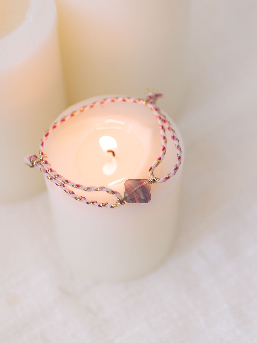 Bracelet Cordon Trèfle