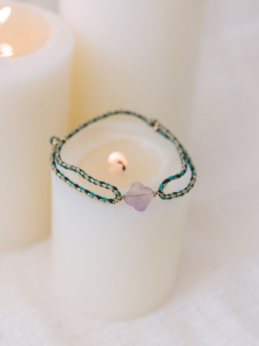 Bracelet Cordon Trèfle