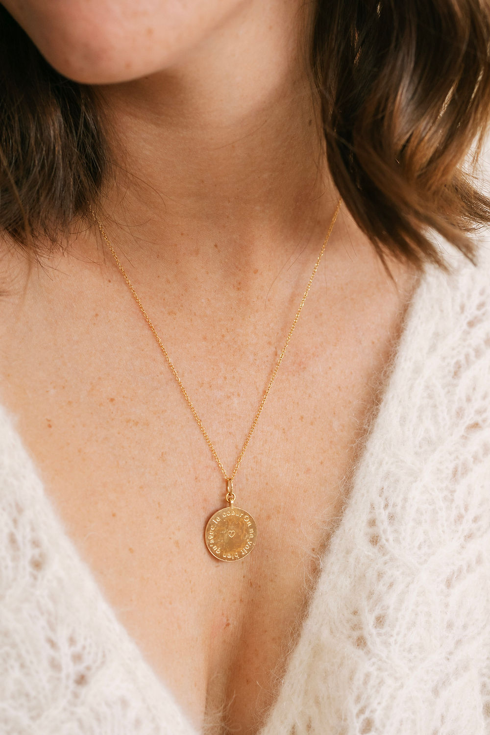 Pendentif "avec le coeur"