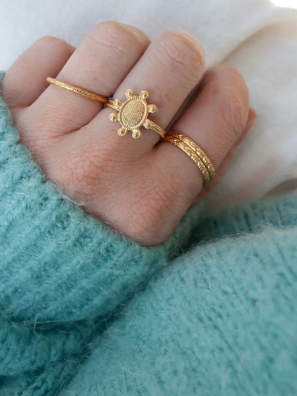 Bague Anémone Un de ces quatre