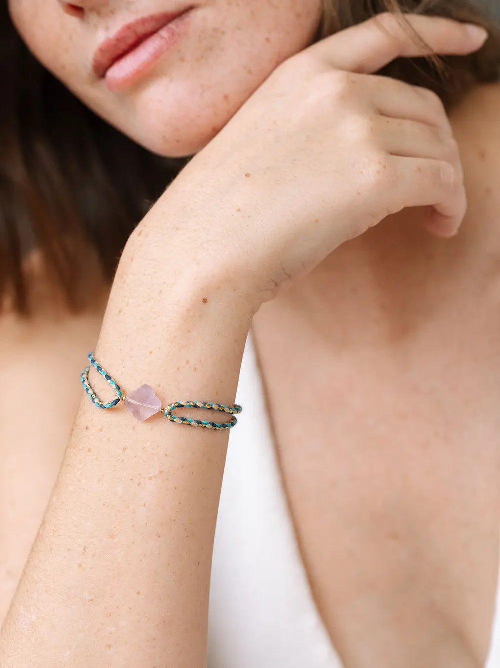 Bracelet Cordon Trèfle Un de ces quatre