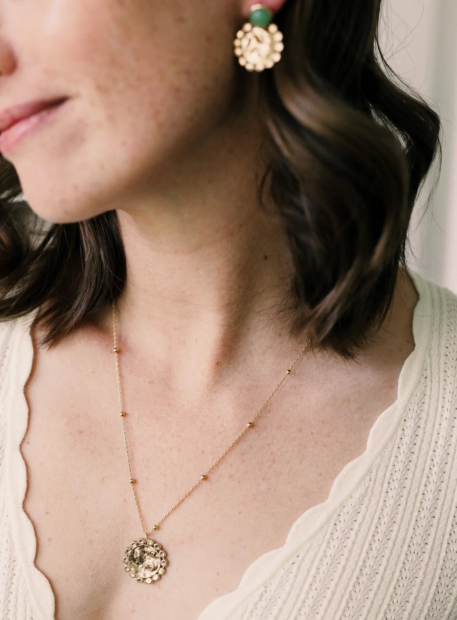 Collier Tournesol Un de ces quatre