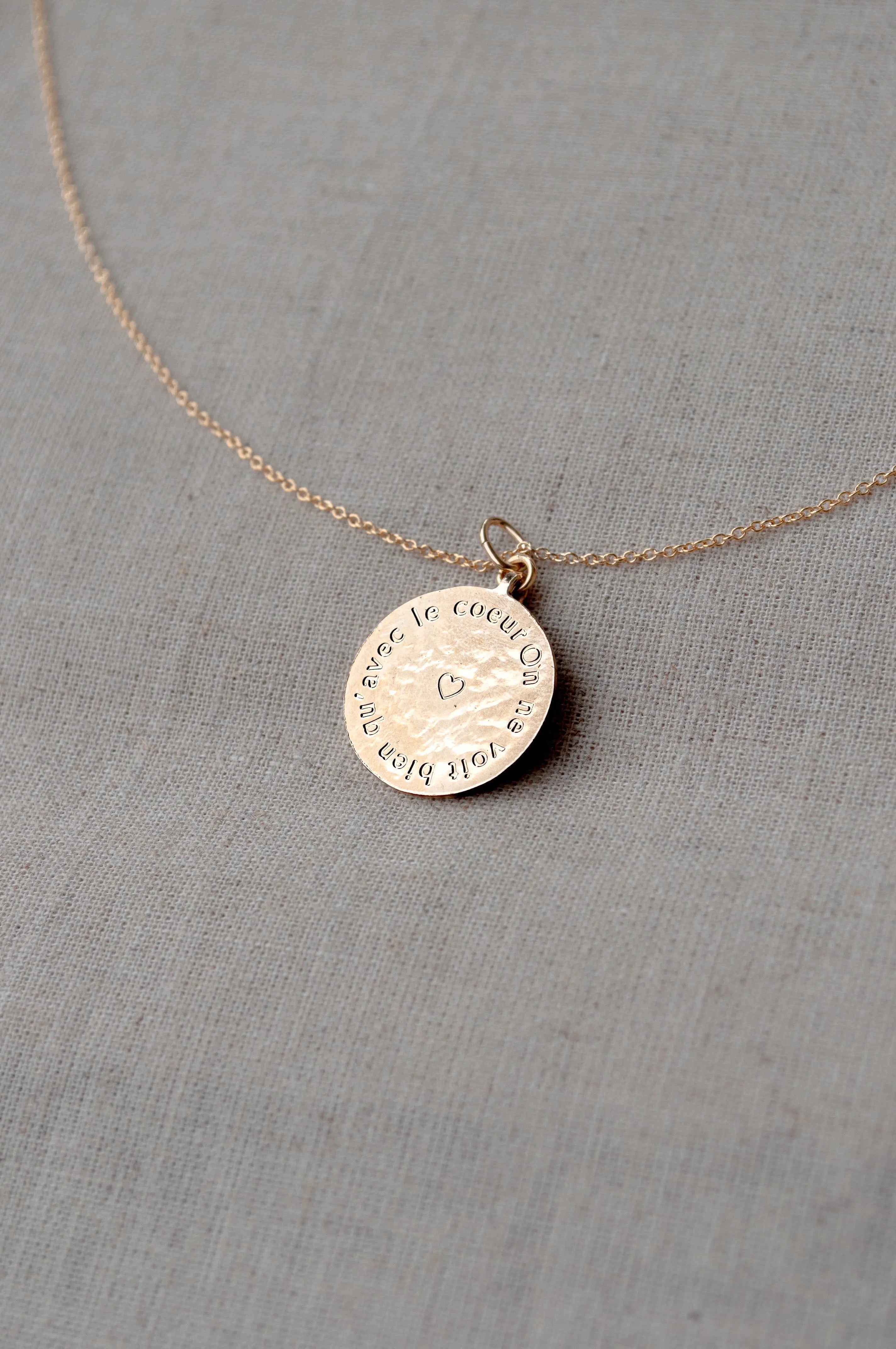 Pendentif "avec le coeur" Un de ces quatre