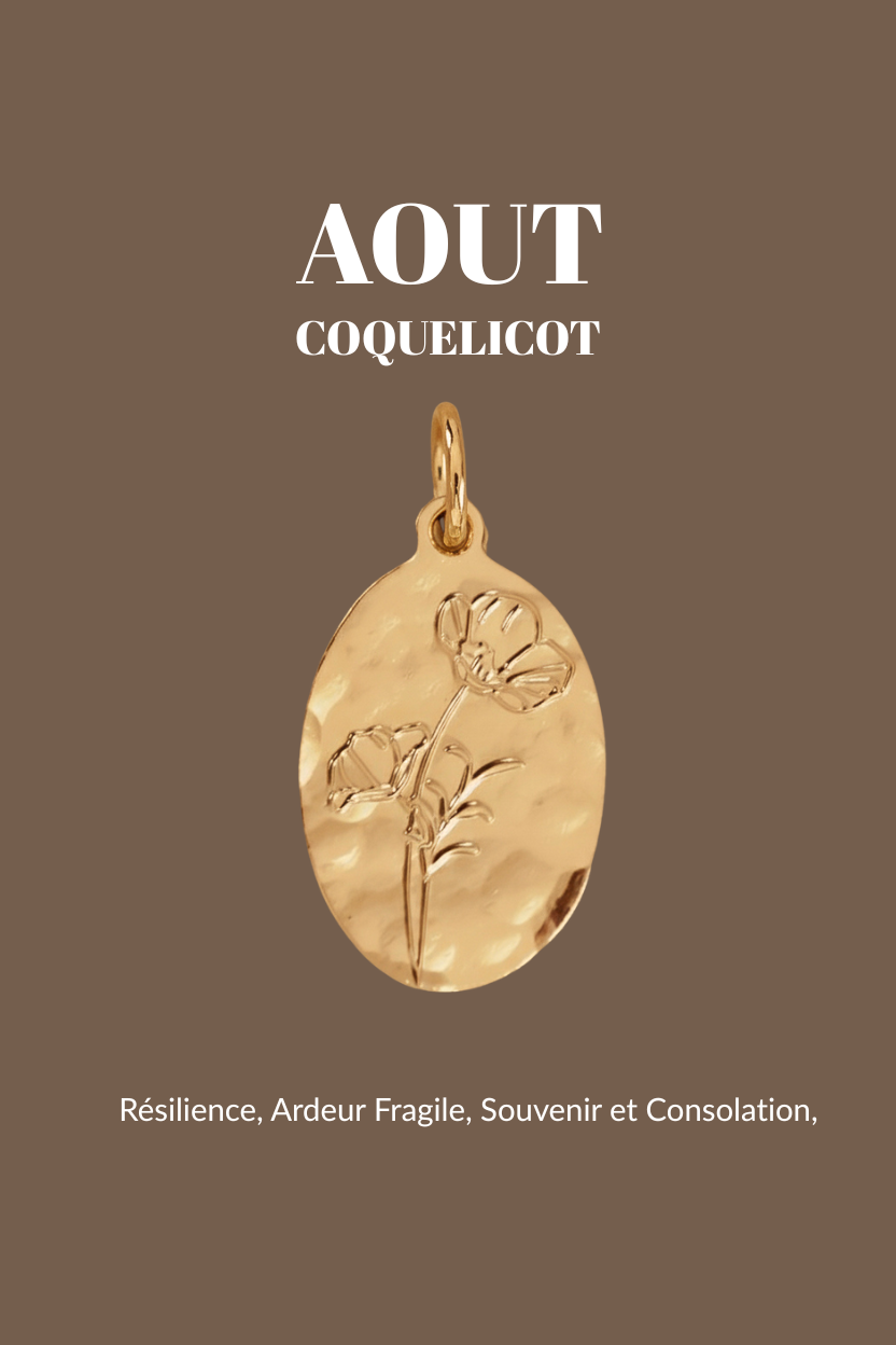 Pendentifs "Fleur de Naissance" Un de ces quatre