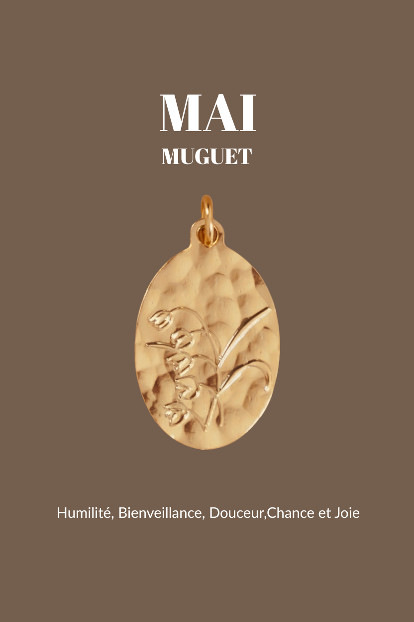 Pendentifs "Fleur de Naissance" Un de ces quatre