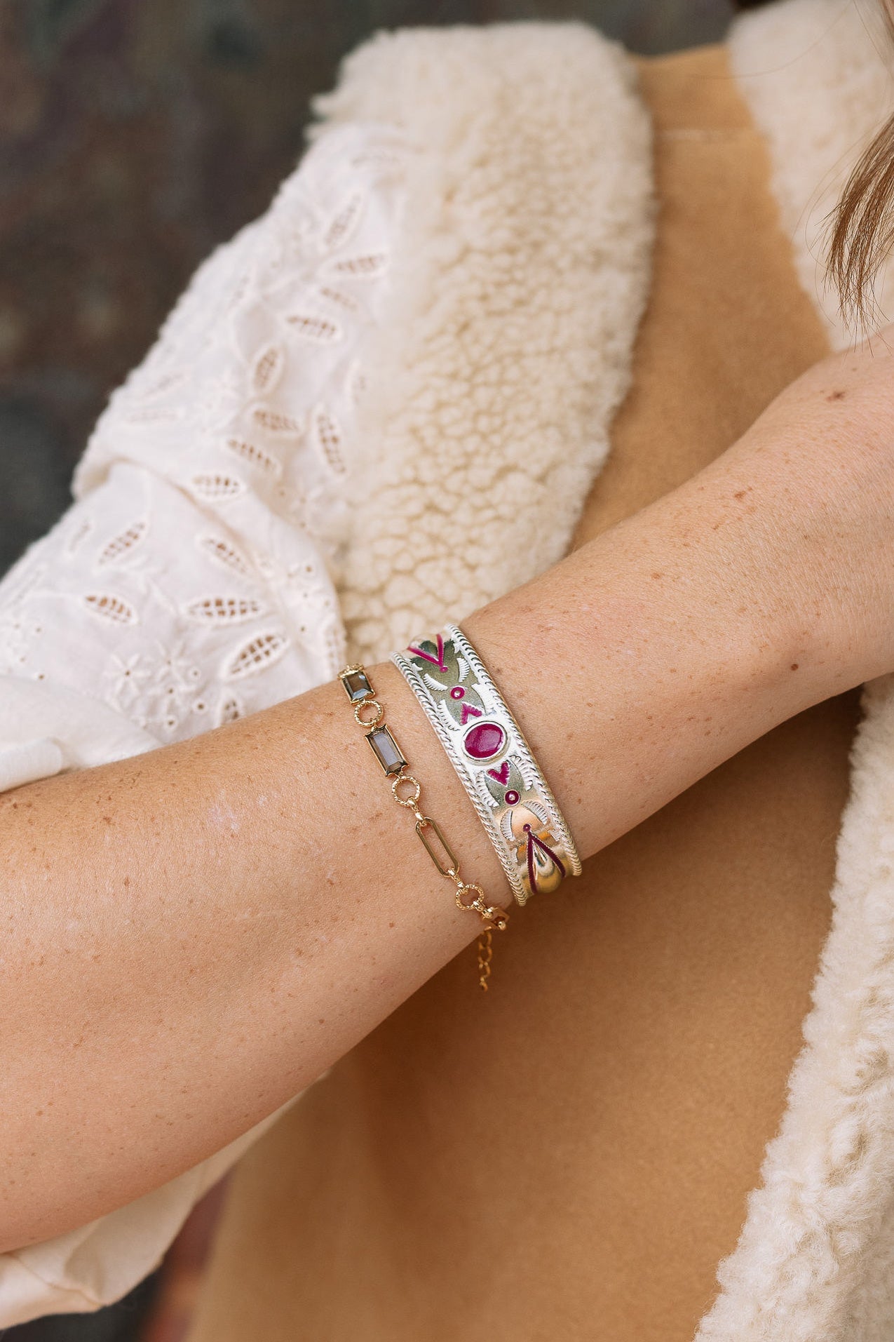 Jonc Karaba - Argenté UN DE CES QUATRE