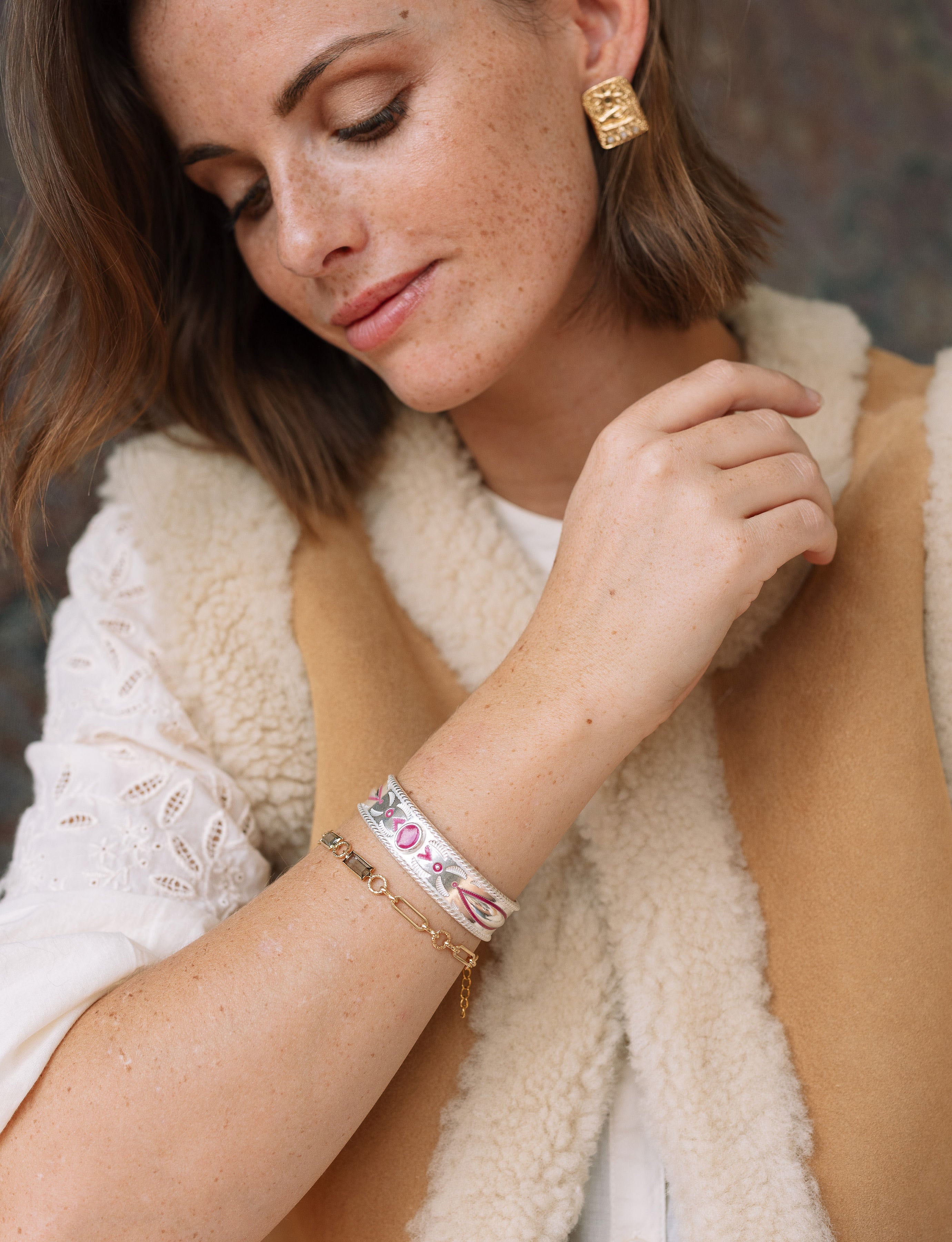 Jonc Karaba - Argenté UN DE CES QUATRE