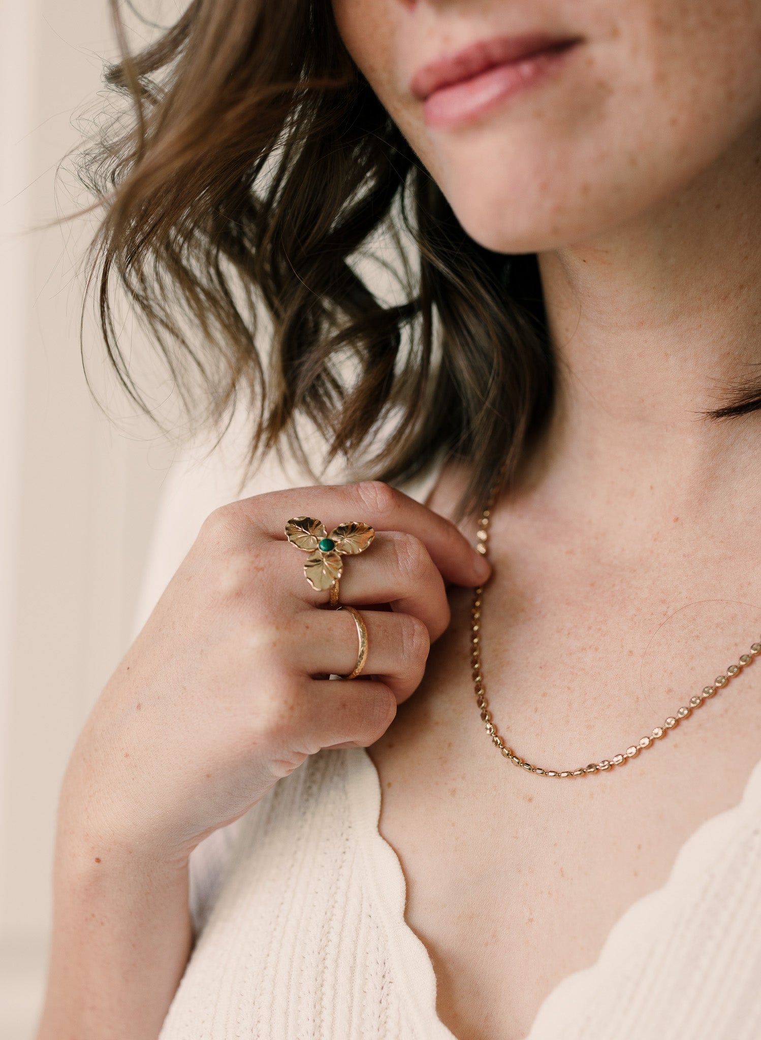 Bague Orchidée