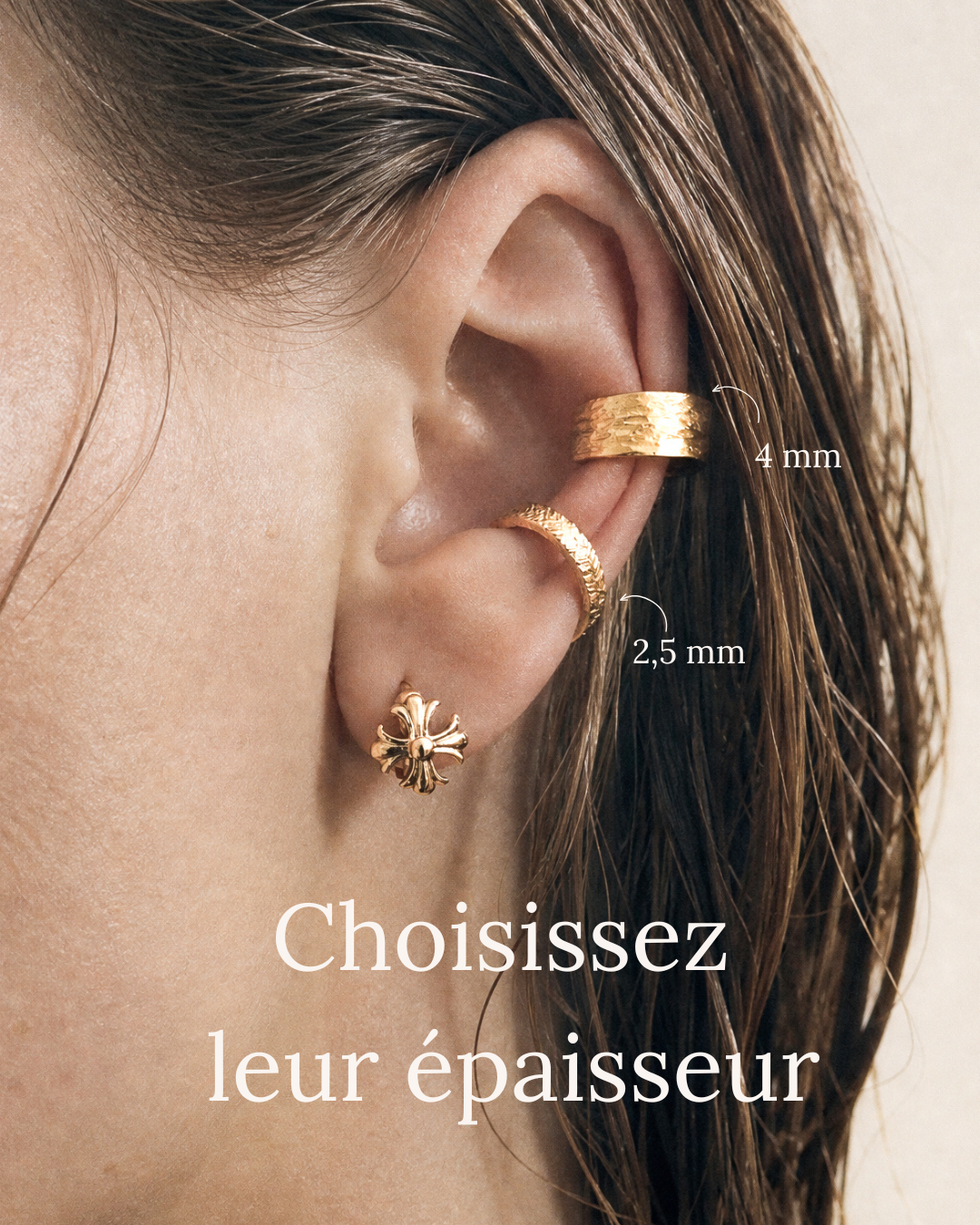 personnalisez vos ear cuff UN DE CES QUATRE