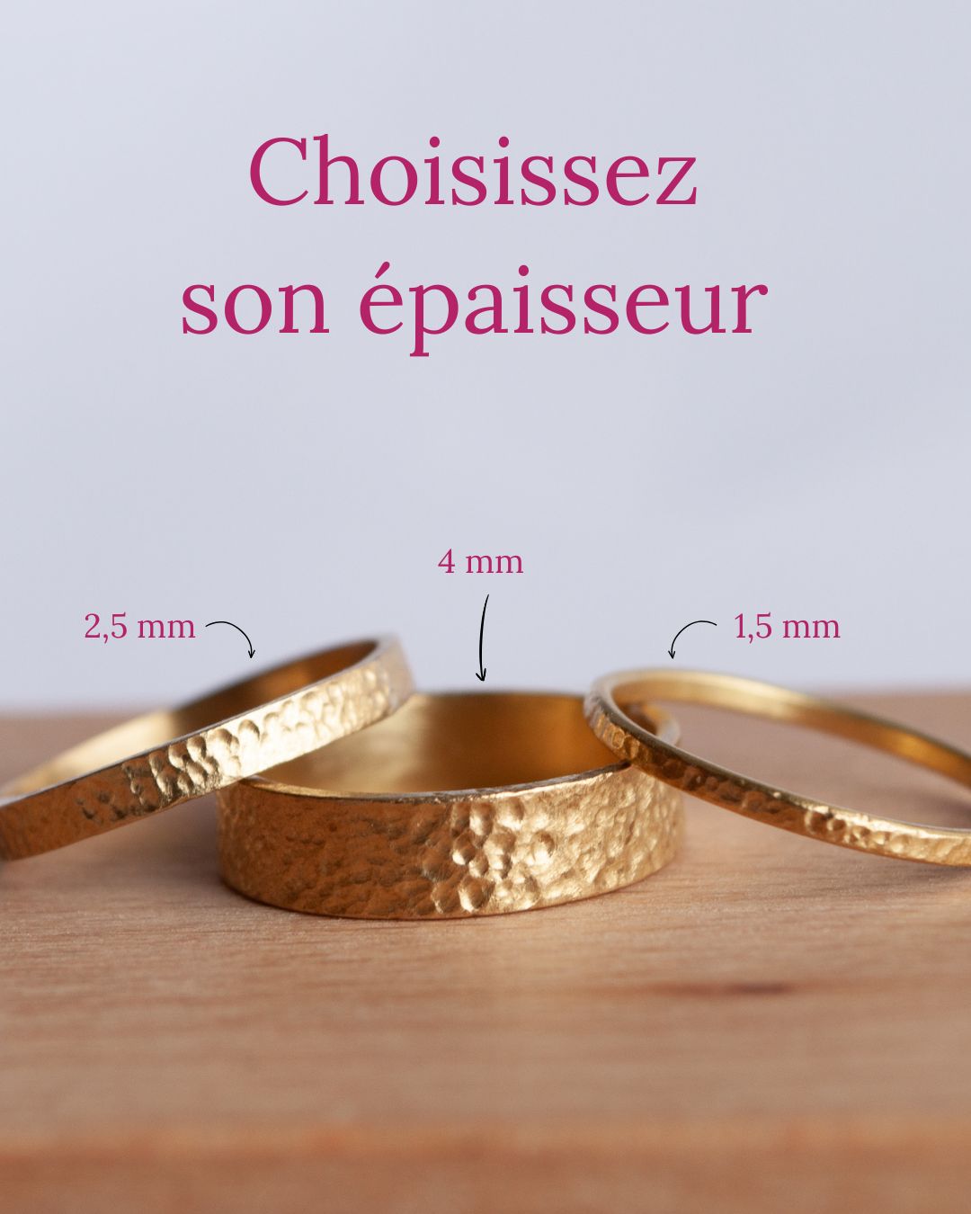 personnalisez votre bague autour d’un goûter UN DE CES QUATRE 