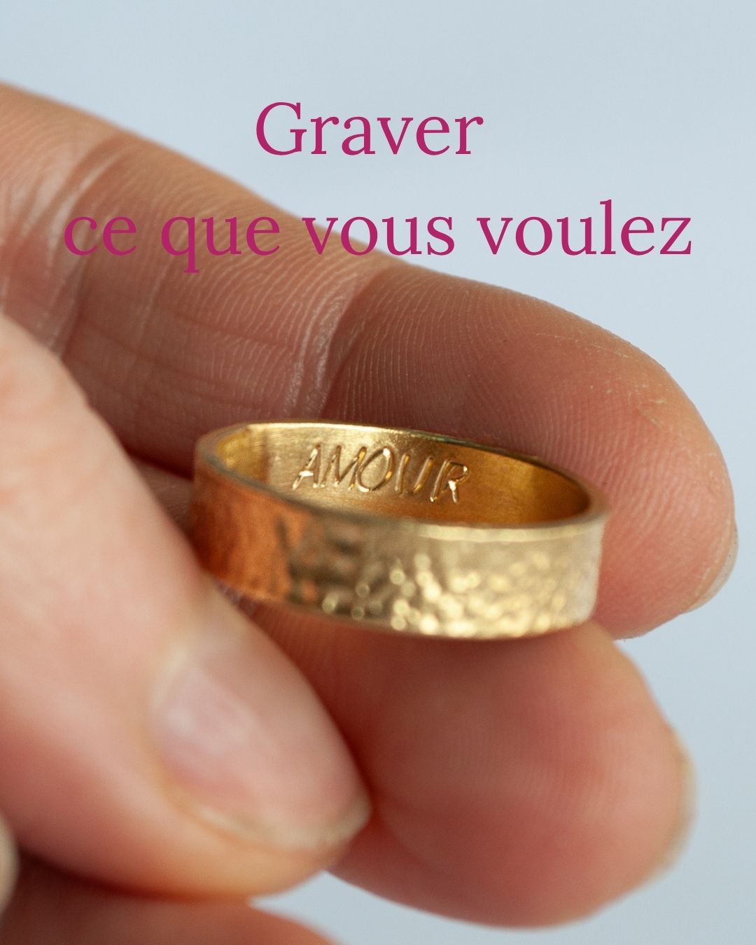 personnalisez votre bague autour d’un goûter UN DE CES QUATRE 