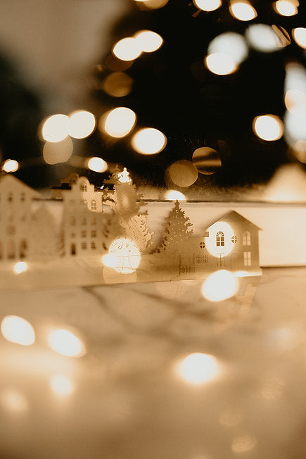 Village de Noël - plaque décorative UN DE CES QUATRE 