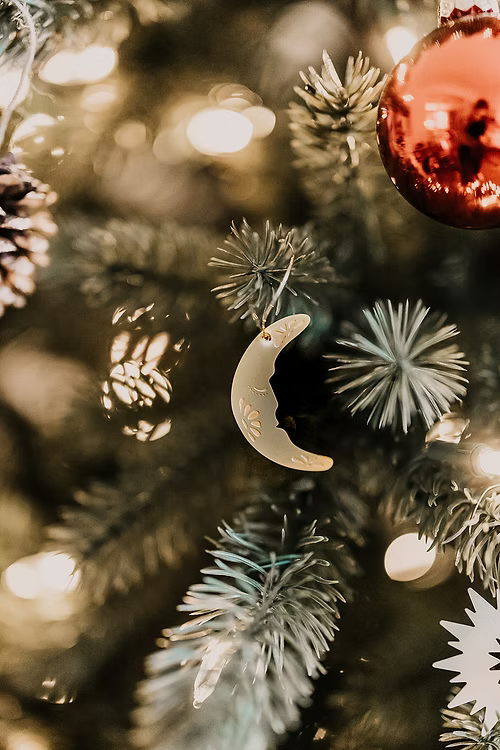 Lune - Déco de sapin UN DE CES QUATRE 