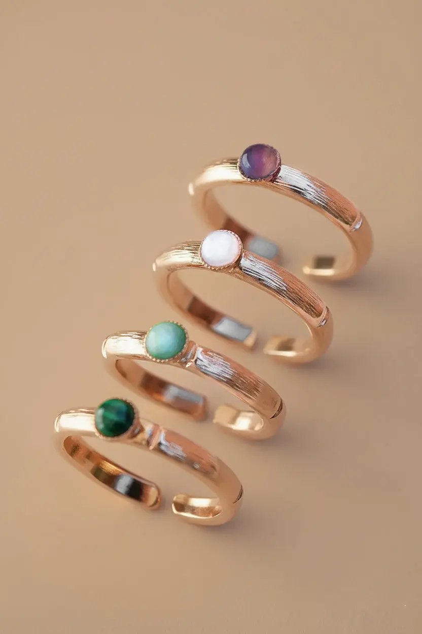 Bague Bambou Un de ces quatre 