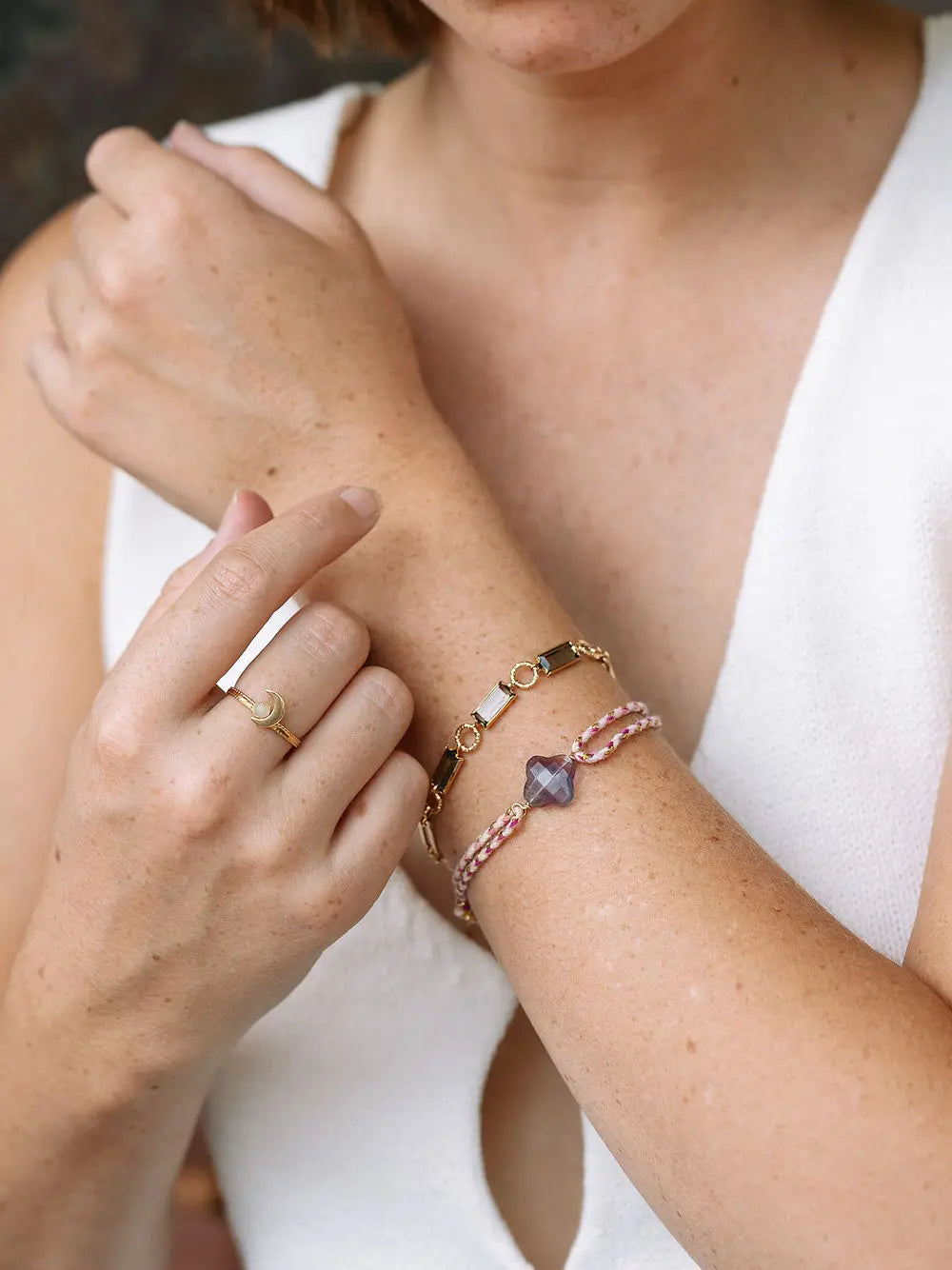 Bracelet Cordon Trèfle Un de ces quatre 