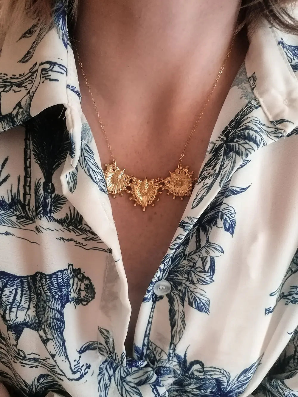 Collier Palmettes Un de ces quatre 