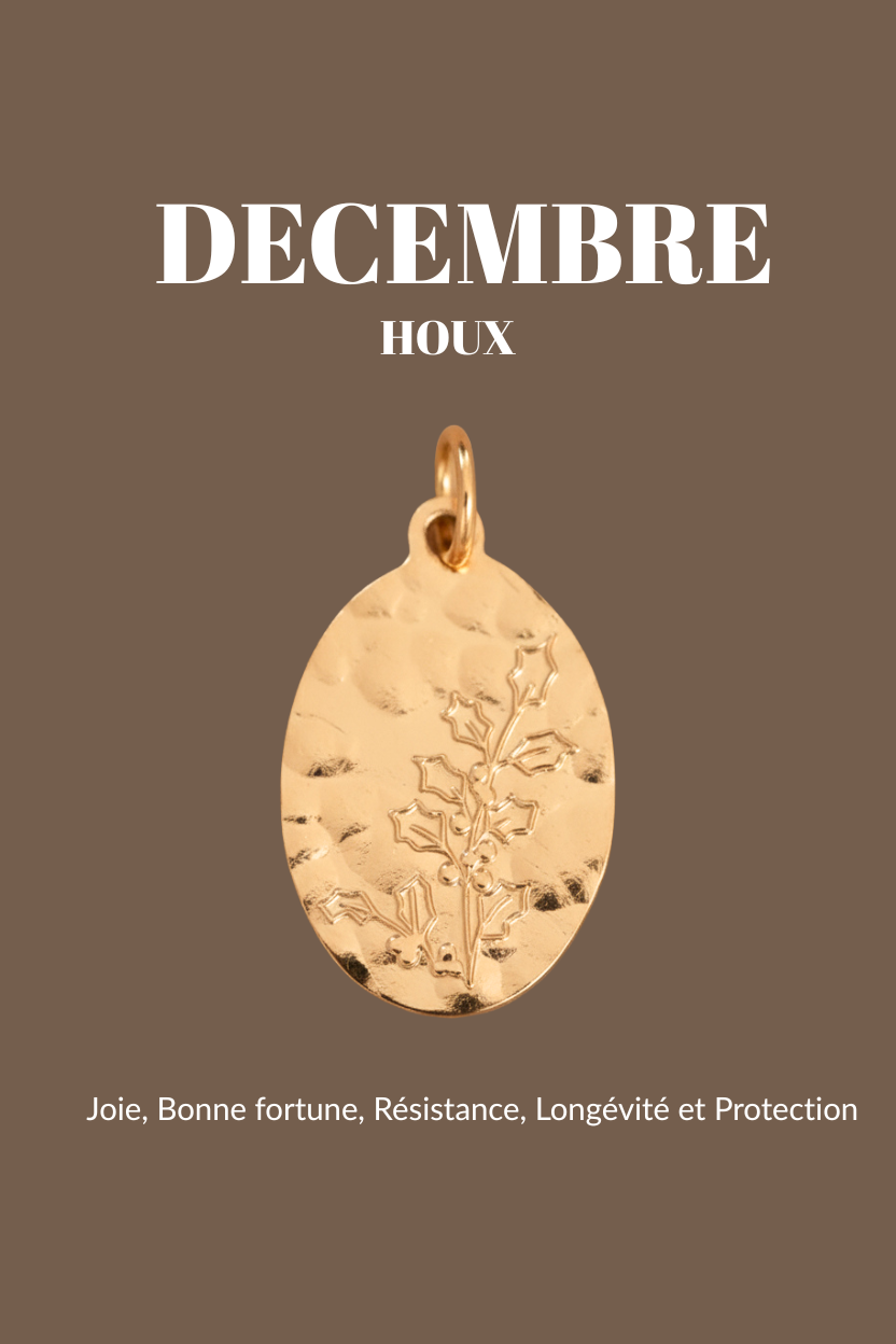 Pendentifs "Fleur de Naissance" Un de ces quatre 