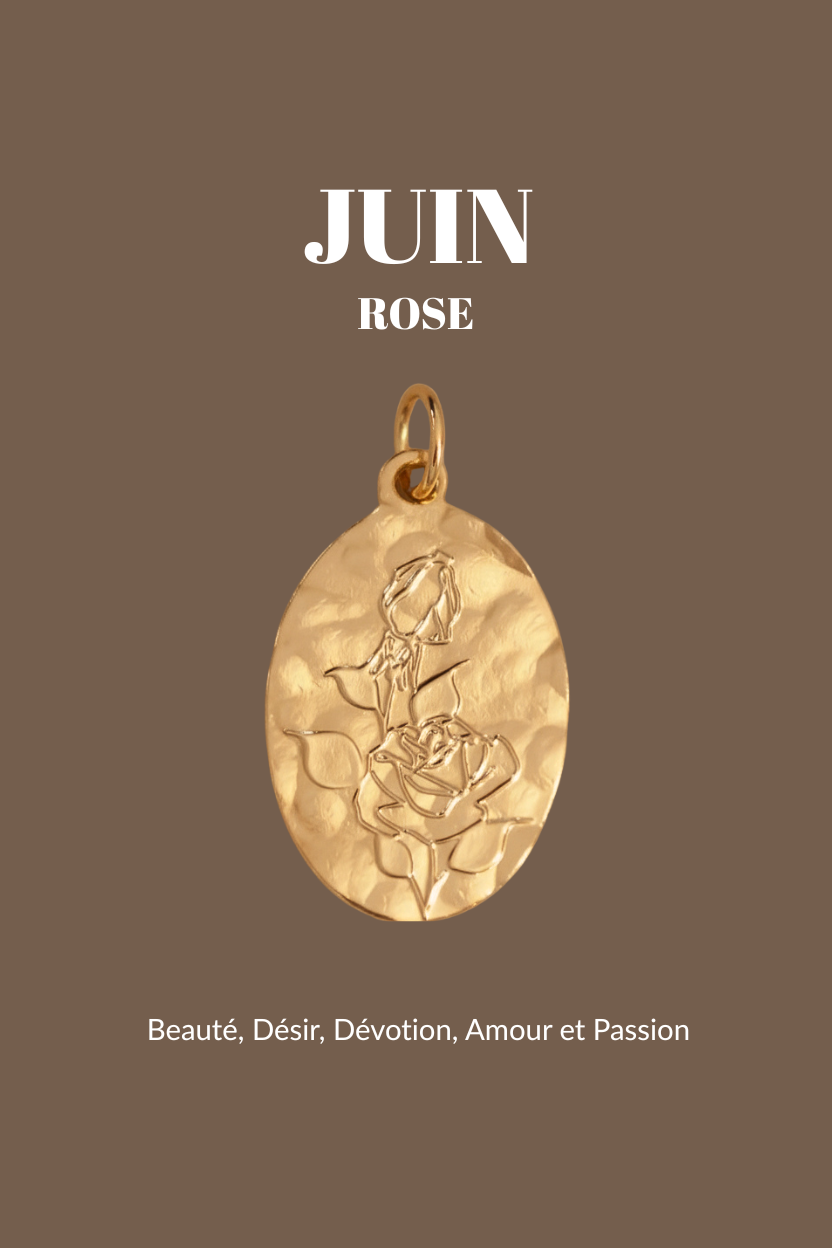 Pendentifs "Fleur de Naissance" Un de ces quatre 