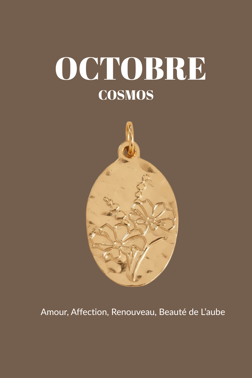 Pendentifs "Fleur de Naissance" Un de ces quatre 